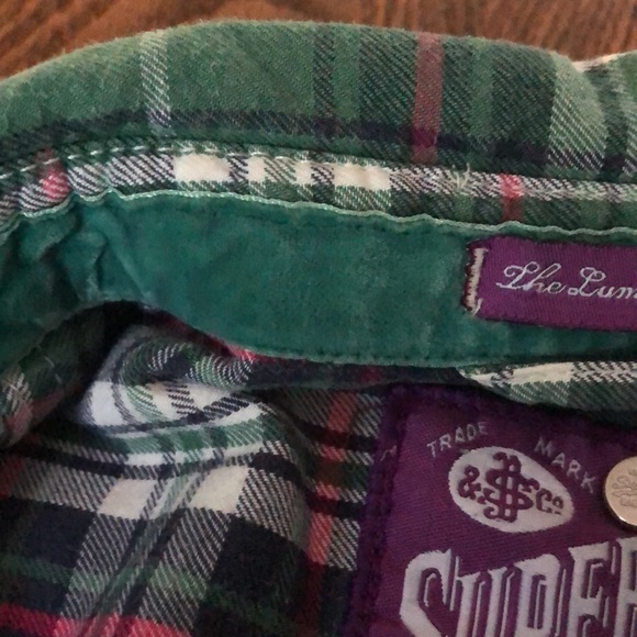 Superdry & Co ~ W’s Lumberjack Twill Green Plaid Button Down ~ Large - Picture 8 of 13
